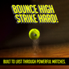 Synco Cricket Tournament Rubber Tennis Ball | Combo Pack of 4 | Color-Neon (Heavy Tennis Balls)