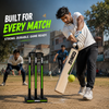 Plastic Cricket Wicket set Full Size Black - Synco