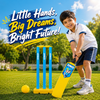 Junior Cricket Kit for Kids Size 2 Plastic | Synco