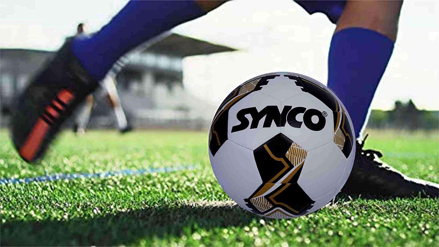 SYNCO FIFA Hyper Seam TPU <br>Football/Soccer Ball Size-5 <br>White - 4