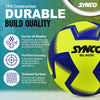 Synco Blade Hybrid Football | 100% Water Sealed with Hydralock Technology | 8 Panel TPU Hyper Seam Machine Stitched Football | Ideal for Turf & Hard Ground | Football for Matches (Yellow, 5)