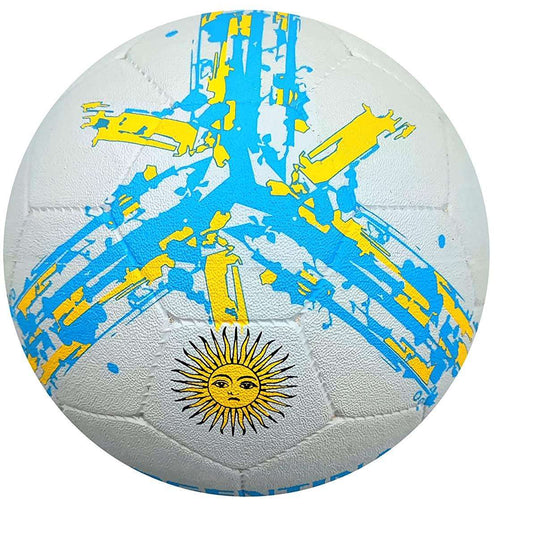 Synco Flag Molded Rubber<br> Football | Size-5 | Soccer Ball| <br>Street Football<br> (Argentina-White) - 3