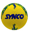 Synco Flag Molded Rubber <br>Street Football/Soccer Ball<br> (Brazil, Yellow, Size-5) - 1