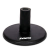 Synco Rubber Base for Agility Slalom Spiked Pole | Football Training Equipment | 1.5 kg (Black)