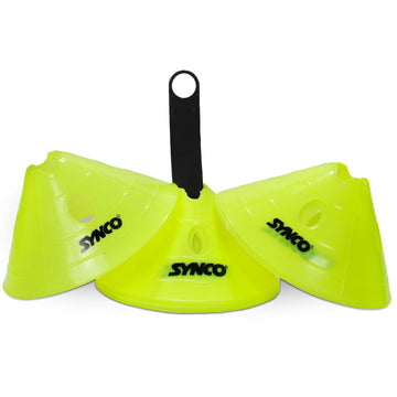 Synco Superdome | Agility Soccer Disc Space Marker cones | for Training, fitness & marking - 6 inch (Set of 10)