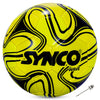 Synco Wave Football | PVC Machine Stitched Football | 32 Panel Football | Football for Grass Ground | Training Football | Football for Beginners | Trainer Football for Practice | Soccer Ball Size 5