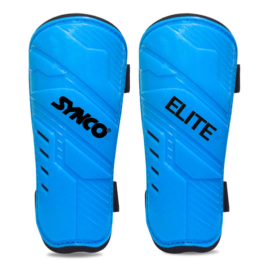 Synco Elite Shin Guard | Professional Football Shin Guard with Velcro Strap Adjustable | Shin Guard for Football | Superior Protection and Comfort | Durable and Lightweight | for Youth & Adults