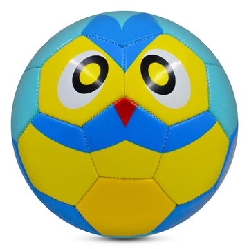 Synco Kids Football | Soft PVC Football for Kids | Kids Toy Ball for Indoor & Outdoor Gameplay | Soccer Ball for Kids Training Activity | Educational Toy Ball | Lovable Gift for Kids | Owl, Size-3