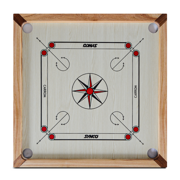 Synco 27" Inch Mango Carrom Board for Kids 8-12 Years Old