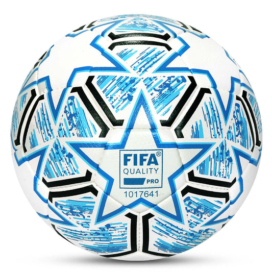 Synco Dynamo FIFA Quality Pro Football | Professional 32-Panel Hand-Stitched PU Match Ball | Water Resistant with Hydra Lock Technology | Size 5 Football for Turf & Hard Grounds