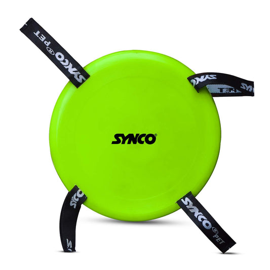 Synco Dog Frisbee with Holding Loops | Dog Toy Frisbee