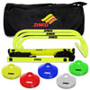 Synco Agility and Fitness Training set (Pack of Hurdles, Space markers & Ladder) with Carry bag