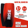 Synco Rise Shin Guard for Football | Slipin Shin Guard for Superior Protection and Comfort | Shin Guard for Training & Matches | Football Shin Guard for Youth and Adults | Durable and Lightweight