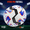 Synco Hybrid Football Hydra Pro | 100% Water Sealed | 32 Panel TPU Football | High Resilience Foam Backing | Ideal for Soft & Turf Grounds | Match Ball | Soccer Ball | Football Size 5