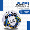 Synco Ultrasensa Football | PU Hand Stitched Football | Football for Professional Matches and Training | Football for Soft and Turf Ground | Soccer Ball | Football Size 5