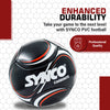 Synco Carbonite Football | PVC Football Machine Stitched | Football for Training | Football for Soft & Turf Ground | Football for Beginners | Trainer Football for Practice | 6 Panel Soccer Ball Size 5