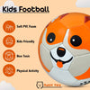 Synco Kids Football | Soft PVC Football for Kids | Kids Toy Ball for Indoor & Outdoor Gameplay | Soccer Ball for Kids Training Activity | Educational Toy Ball | Lovable Gift for Kids | Puppy, Size-3