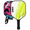 Synco Pickleball Paddle Racket | Performance Lightweight Pickle Bat Racket with Cover Bag | Pickleball Racket with Polypropylene Honeycomb Core and Cushion Comfort Grip (12mm, Spring Green)