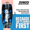 Synco Shin Guard with Sleeve | Shin Guard for Football | Football Shin Guard with Supporter Sleeve | 1 Pair Slipin Shin Guard for Extra Protection & Stretchable Lycra Fabric Sleeve, Combo (Maestro, M)