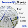 Synco Galaxy Embossed Football | Professional Match Ball | TPU Machine Stitched | Size-5