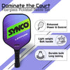 Synco Pickleball Paddle Set | 1 Pickleball Rackets and 2 Pickleballs with Carry Bag | Fiberglass Lightweight Racket with Cushion Comfort Grip (16mm, Latitude Blue)