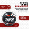 Synco Carbonite Football | PVC Football Machine Stitched | Football for Training | Football for Soft & Turf Ground | Football for Beginners | Trainer Football for Practice | 6 Panel Soccer Ball Size 5