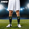 Synco Shin Guard with Sleeve | Shin Guard for Football | Football Shin Guard with Supporter Sleeve | 1 Pair Slipin Shin Guard for Extra Protection & Stretchable Lycra Fabric Sleeve, Combo (Maestro, M)