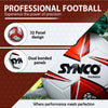 Synco Thunder Football | PVC Machine Stitched Football | 32 Panel Football | Football for Grass Ground | Training Football | Football for Beginners | Trainer Football for Practice | Soccer Ball Size 5