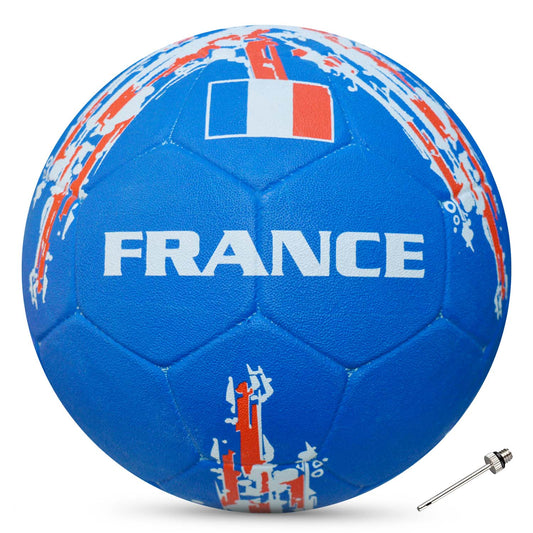 Synco Country Colour Football FRANCE Size-5 | Rubber Moulded | Training Soccer ball | Suitable for Hard Ground | for Boy/Girl