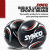 Synco Carbonite Football | PVC Football Machine Stitched | Football for Training | Football for Soft & Turf Ground | Football for Beginners | Trainer Football for Practice | 6 Panel Soccer Ball Size 5