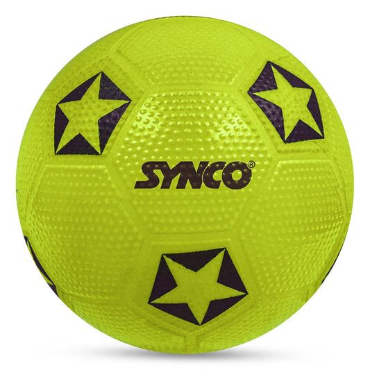 Synco Home Play Football for Kids | PVC Soft Toy Ball for Kids | Football for Indoor & Outdoor Play | PVC Kids Football | Kids Play Balls | Toy Balls for Kids | Multicolor (Size-2)