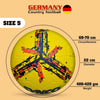 Synco Country Colour Football GERMANY Size-5 | Rubber Moulded | Training Soccer ball | Suitable for Hard Ground | for Boy/Girl