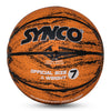 Synco CULTURE Series | Official Men's Basketball | Moulded Technology | 8 Panel | Orange (Size-7)