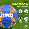 Synco Magma football | Rubberized Hand Stitched | Pro Trainer | 32 Panel | Size - 5 (Blue)