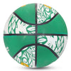 Synco CULTURE Series Basketball | Moulded Technology | 8 Panel | White Green (Size-5)