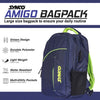 Synco Amigo backpack | Travel Backpack | Casual backpack | College bag / School bag  (Blue)