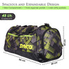 Synco Cruise duffle Bag | Travel Weekender bag (Camo Green)