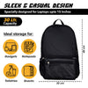 Synco Edge backpack | Large Office Premium Laptop Backpack (Black)