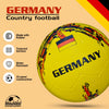 Synco Country Colour Football GERMANY Size-5 | Rubber Moulded | Training Soccer ball | Suitable for Hard Ground | for Boy/Girl