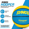 Synco HOOPER Series | Official Men's Basketball | Moulded Technology | 8 Panel | Blue Yellow(Size-7)