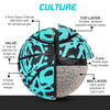 Synco CULTURE Series | Official Men's Basketball | Moulded Technology | 8 Panel | Blue Black (Size-7)