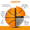 Synco HOOPER Series | Official Men's Basketball | Moulded Technology | 8 Panel | Orange (Size-7)