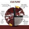 Synco CULTURE Series | Official Men's Basketball | Moulded Technology | 8 Panel | Brown White (Size-7)