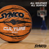 Synco CULTURE Series | Official Men's Basketball | Moulded Technology | 8 Panel | Orange (Size-7)