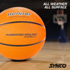 Synco HOOPER Series Basketball | Moulded Technology | 8 Panel | Orange (Size-5)