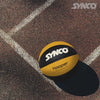 Synco HOOPER Series | Official Men's Basketball | Moulded Technology | 8 Panel | Yellow Black (Size-7)