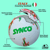 Synco Country Colour Football ITALY Size-5 | Rubber Moulded | Training Soccer ball | Suitable for Hard Ground | for Boy/Girl