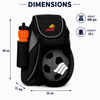 Synco Blaze Football Bag (Black)