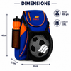 Synco Blaze Football Bag (Blue Orange)