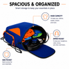 Synco Blaze Football Bag (Blue Orange)